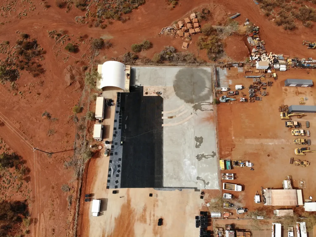 Newman’s steel pipe manufacturer’s flooring in WA
