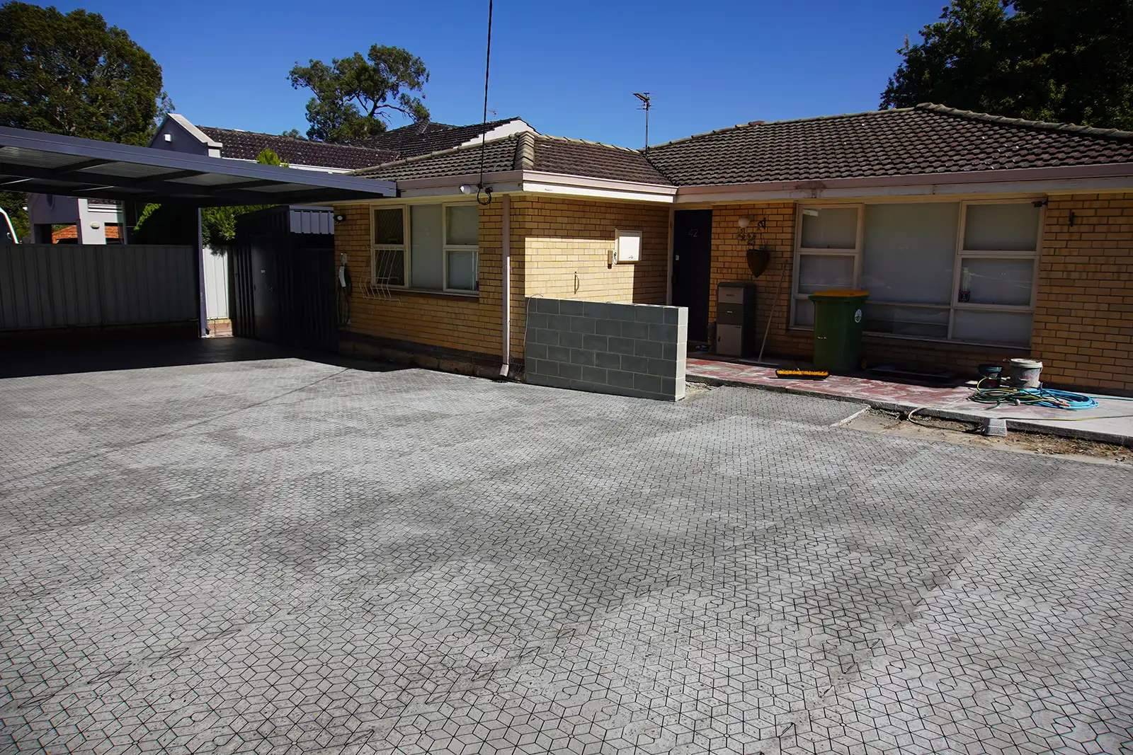 Residential Rombus slab application