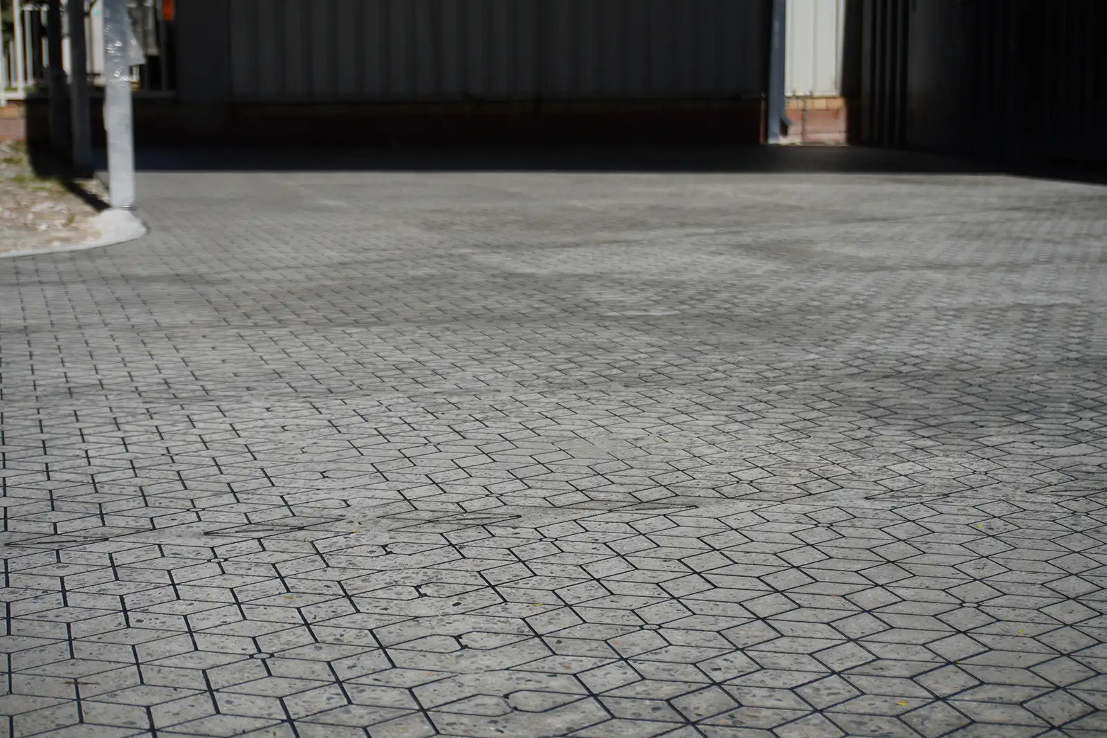 Rombus concrete slab residential application